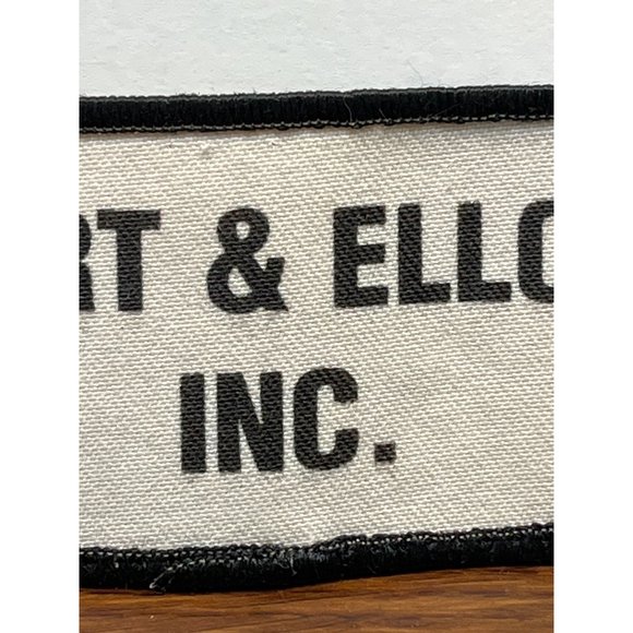 Vintage Hirt & Ellco Inc Embroidered Patch HVAC Company Batesville IN Rectangle - Picture 4 of 4